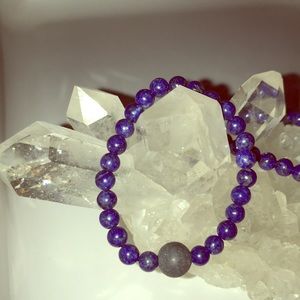 Child’s Lapis Lazuli Stretchy Crystal Bracelet